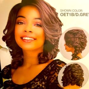 Brazilian Scent 100% Brazilian human hair wig style Janel, color 1B